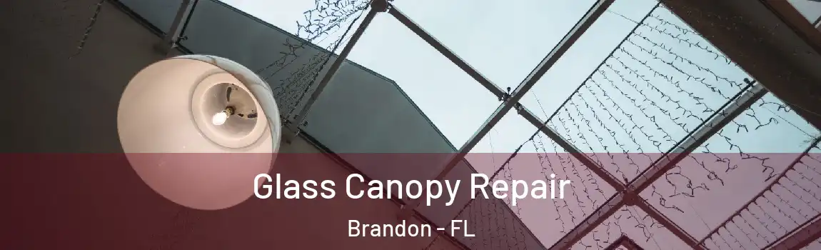  Glass Canopy Repair Brandon - FL