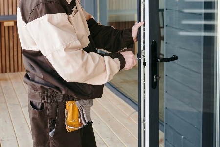 Cleaning And Polishing Glass Door Installation in Brandon, FL